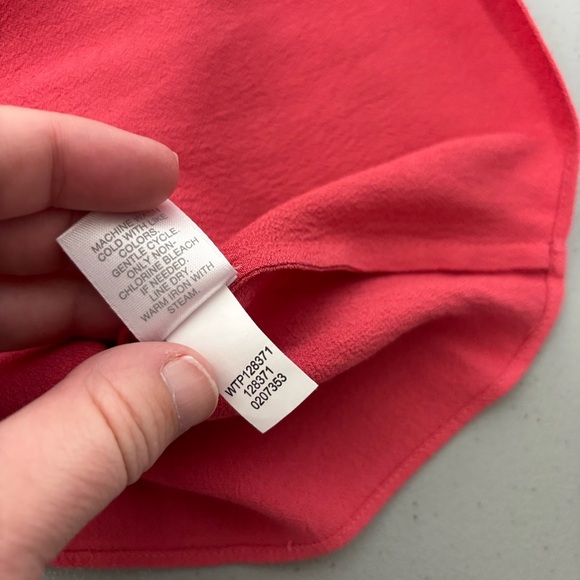 J.Jill Women's Large Blouse Long Sleeve Tie Front Lightweight Spring - Picture 10 of 10